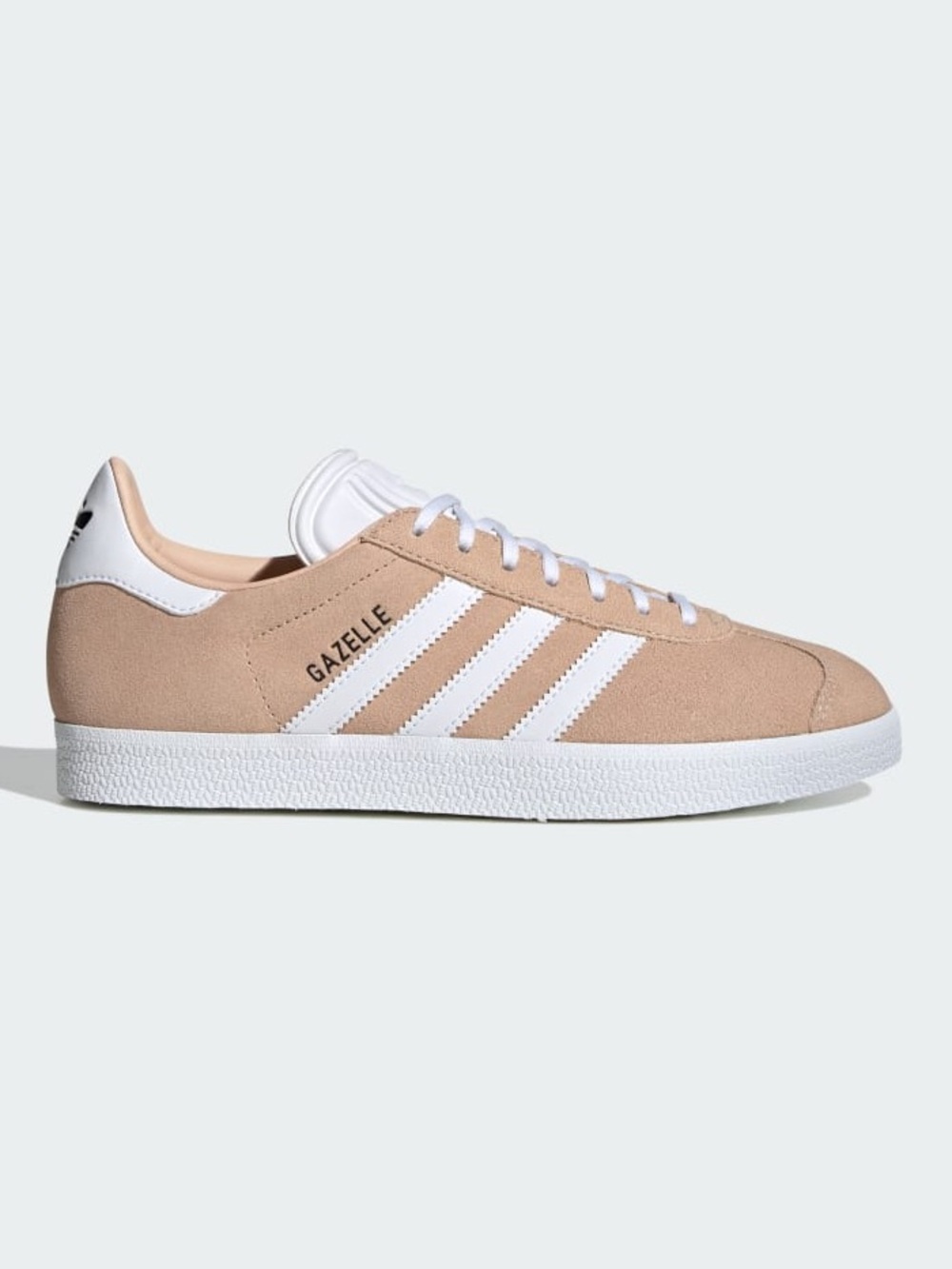Adidas Blush & White Unisex Gazelle Sneakers